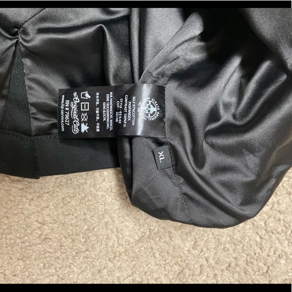 Lip Service 2010 Das Bunker Black Silver Vinyl Military Sleeveless Mini Dress XL - Picture 4 of 5